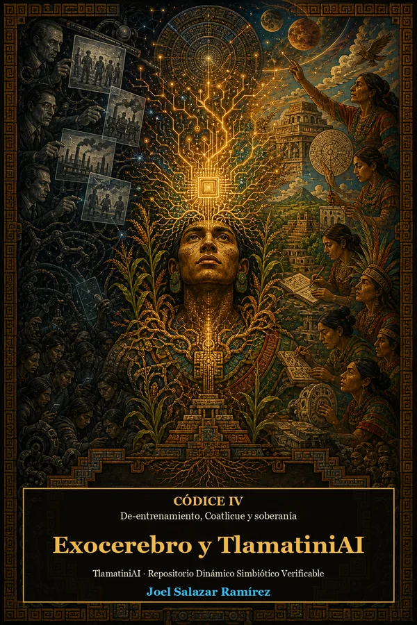 Portada del Códice IV Exocerebro y TlamatiniAI